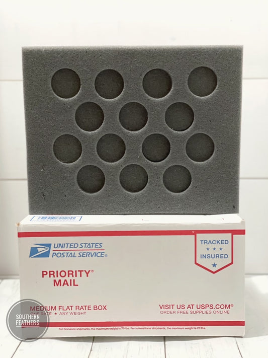 14 Egg Turkey Foam Shipper Kit